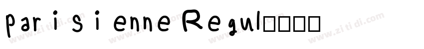 par i s i enne Regul字体转换